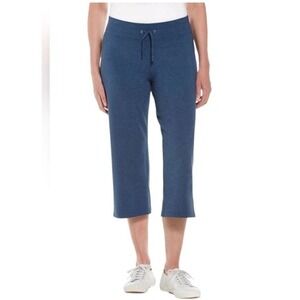 Coolibar Windley Beach Capris Style 01347 Blue Sun Protection UPF50+ Large NWT‎